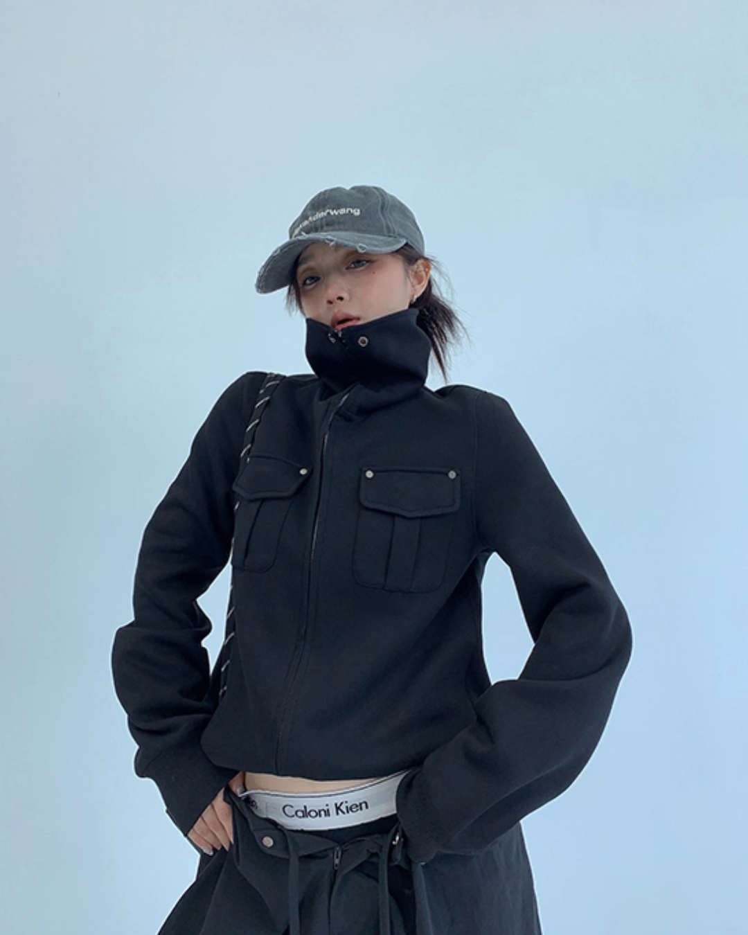 Stand Collar Compact Jacket YLS0923
