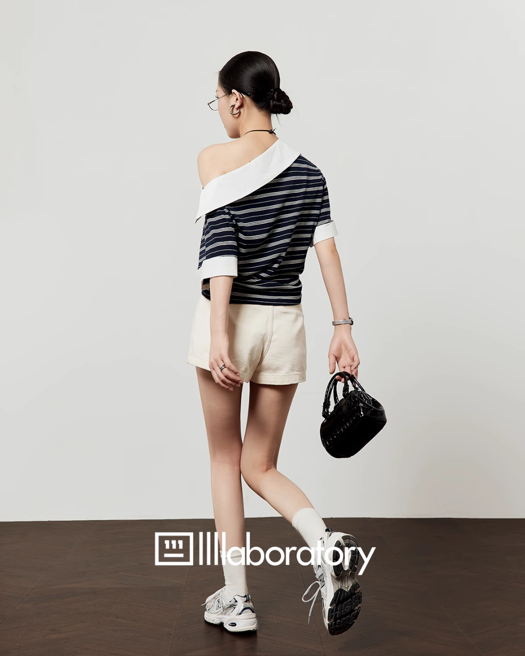 One Shoulder Border Top LLA0444