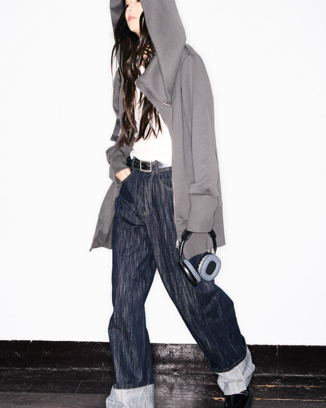 Wash Wide Denim Pants TKC0016