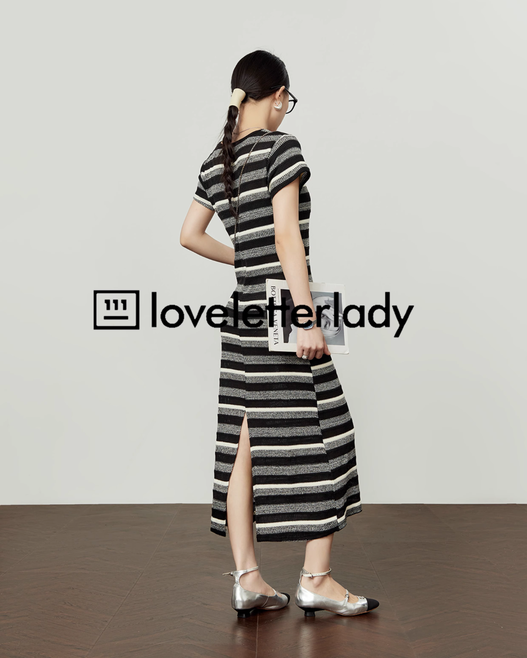 Border Tight Long Dress LLA0422