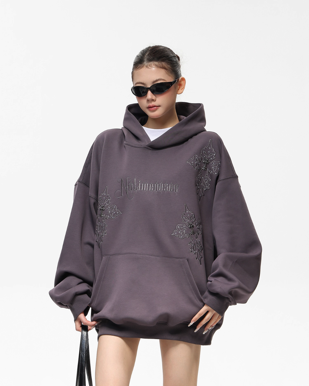 Embroidered Street Loose Hoodie ACS0308