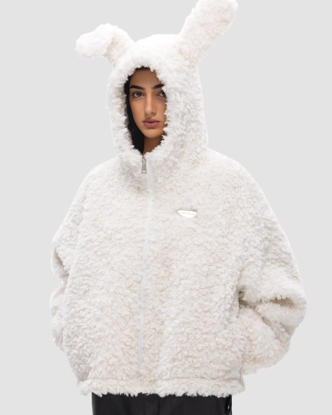 Rabbit Ear Fluffy Jacket FDR0006