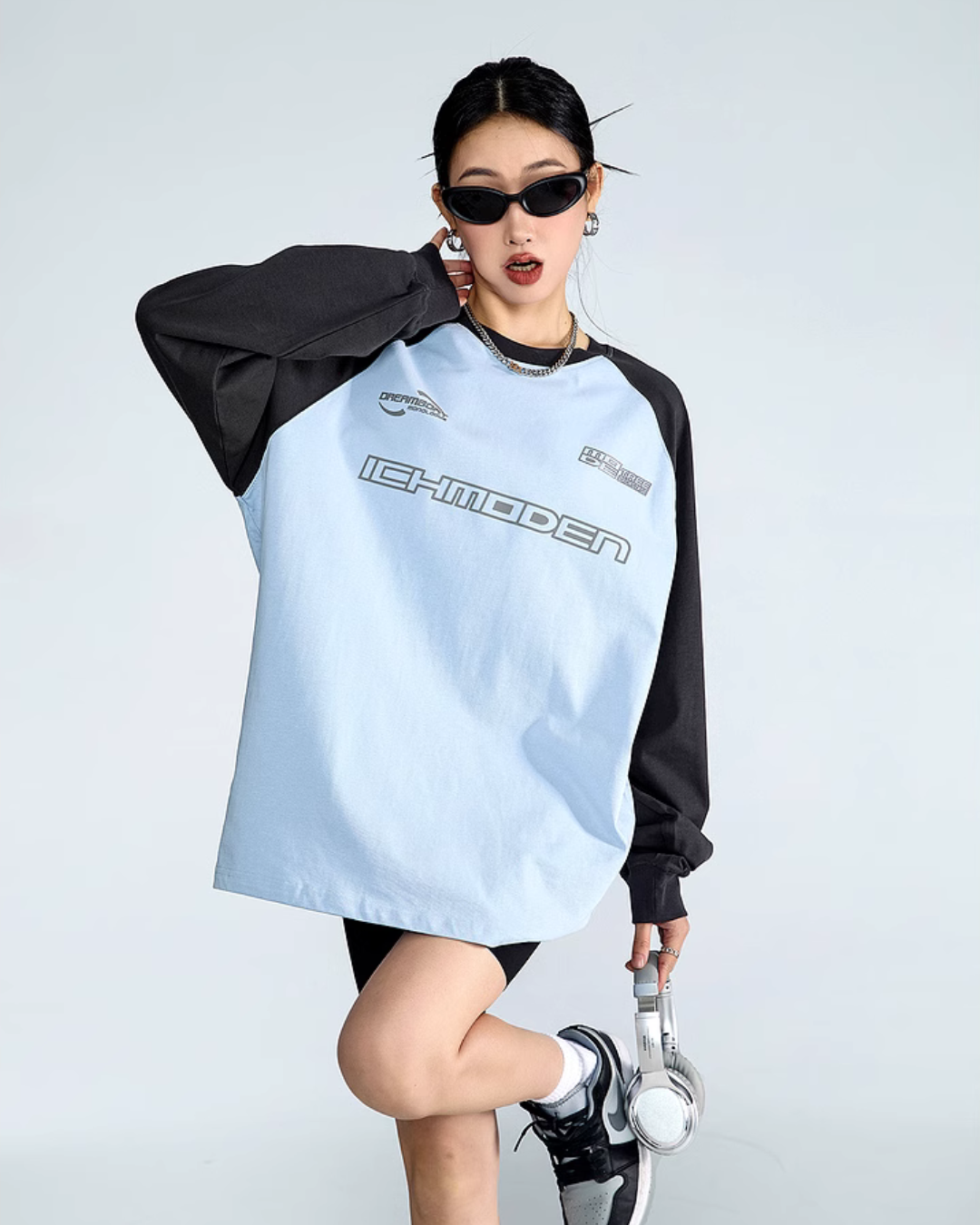 Logo Raglan Long Sleeve T-Shirt ICM0061