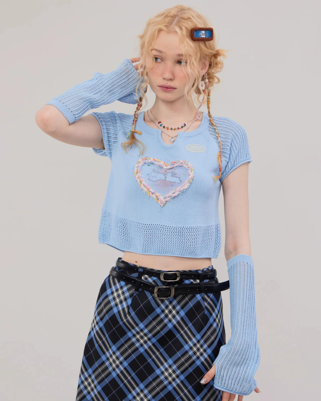 Love Rabbit Knitted Tops & Arm Warmers ZZF0272