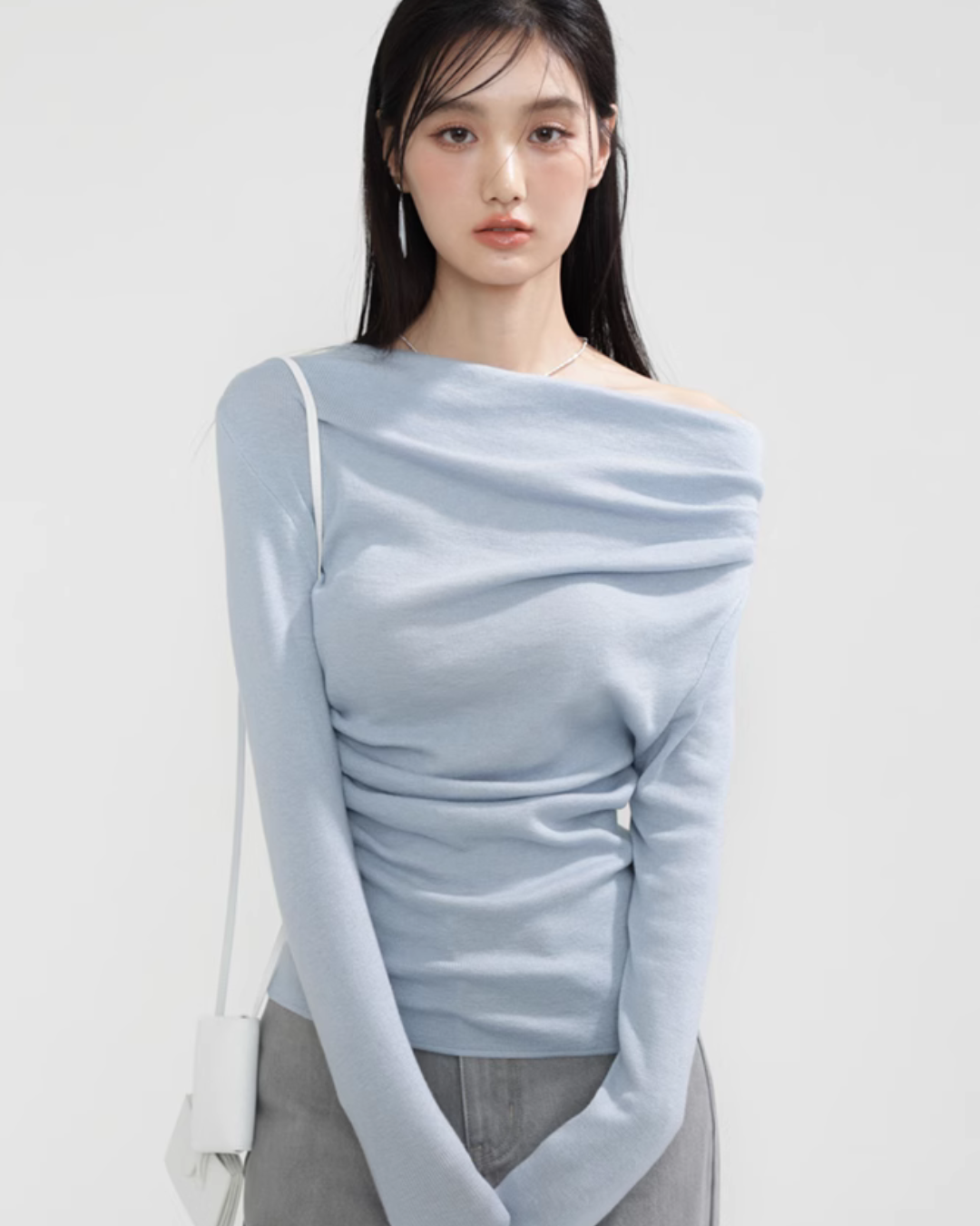 Draped Wrap Top CHS0008