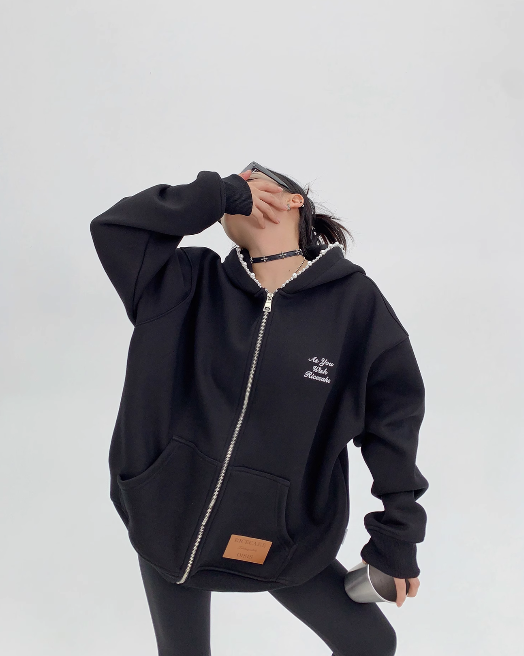 Oversized Zip Hoodie YLS0433