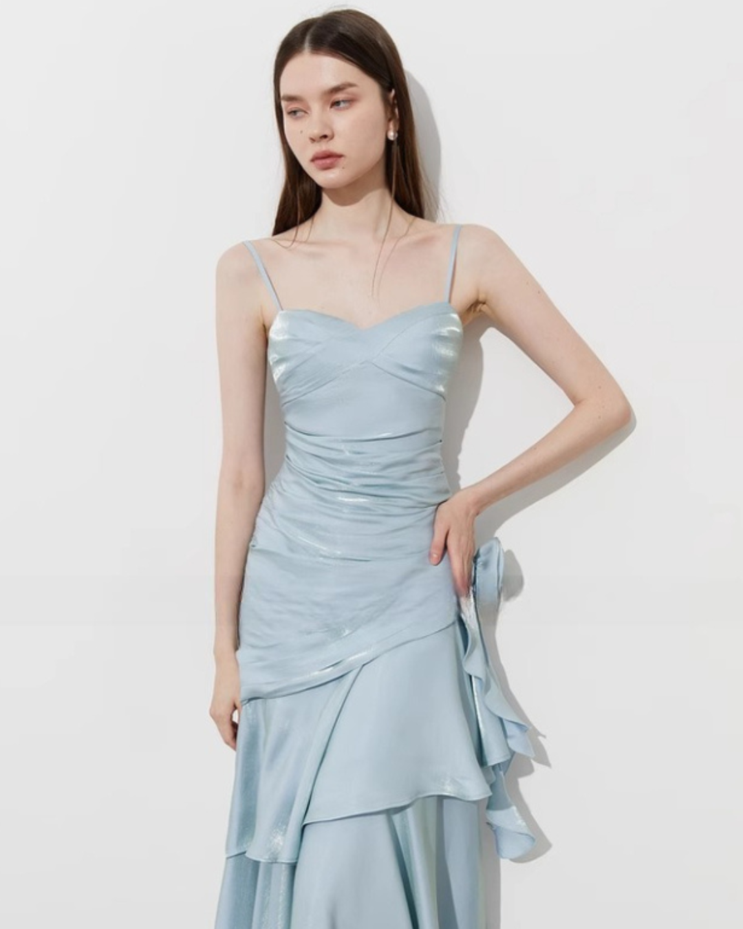 Tiered Camisole Long Dress DPY0066