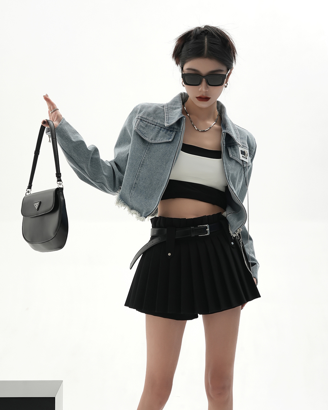 Pleated Culotte Skirt SRS0009