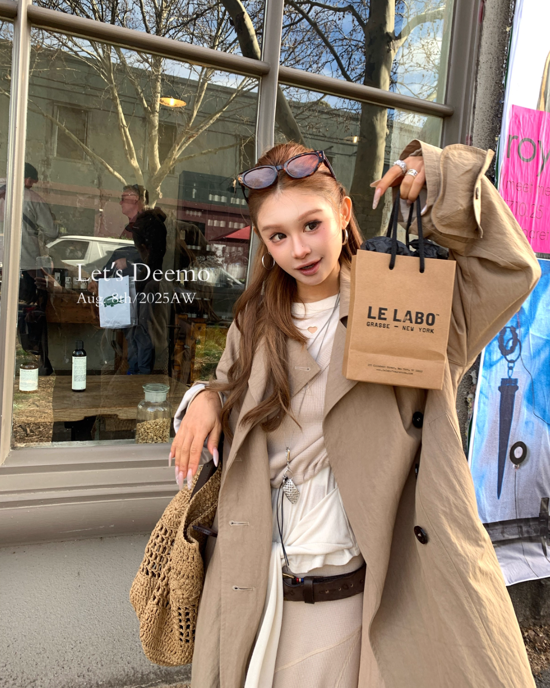 Belted Long Trench Coat DEM0012