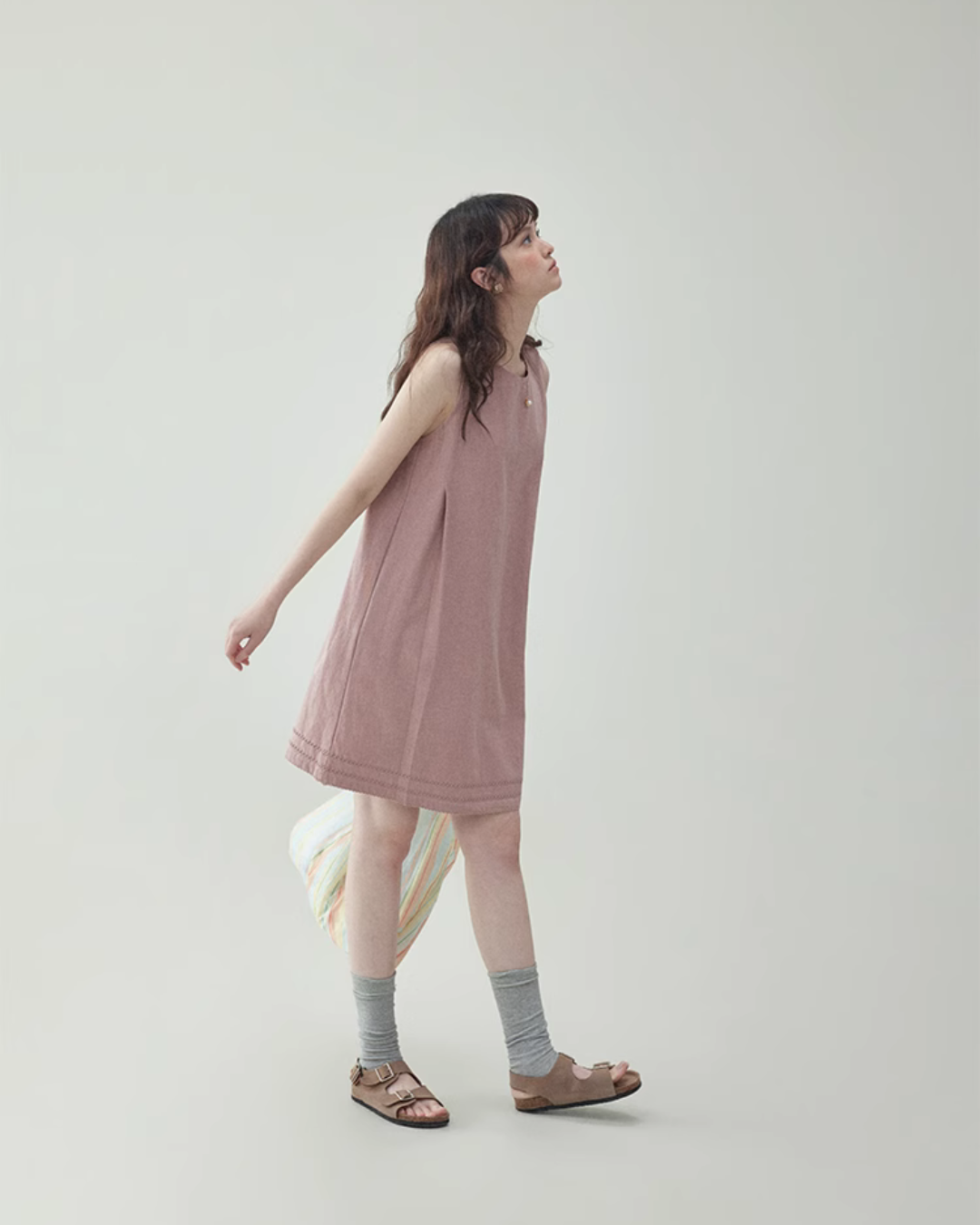 Cotton Sleeveless Dress AMU0014