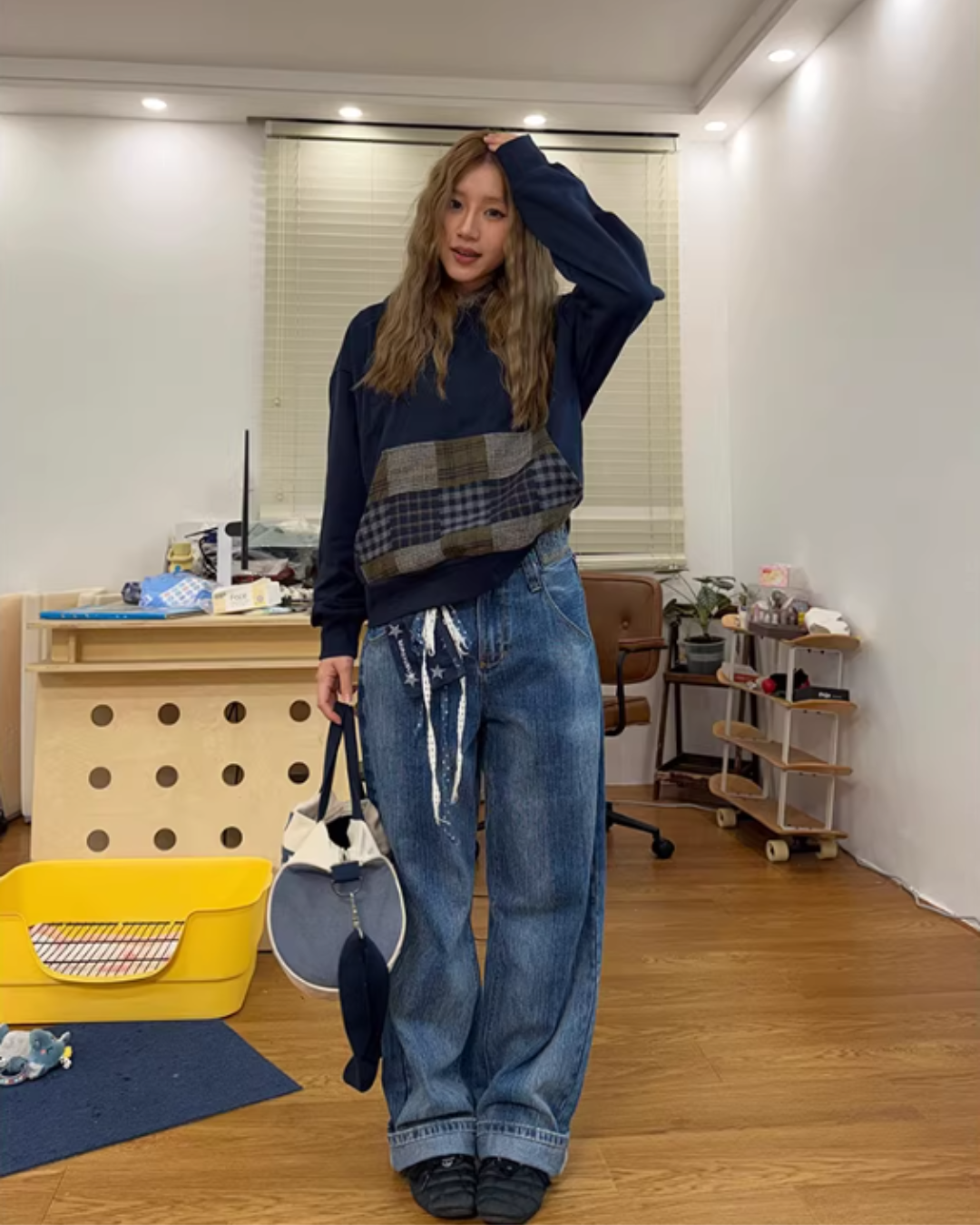 Vintage Wide Denim Pants CYE0099
