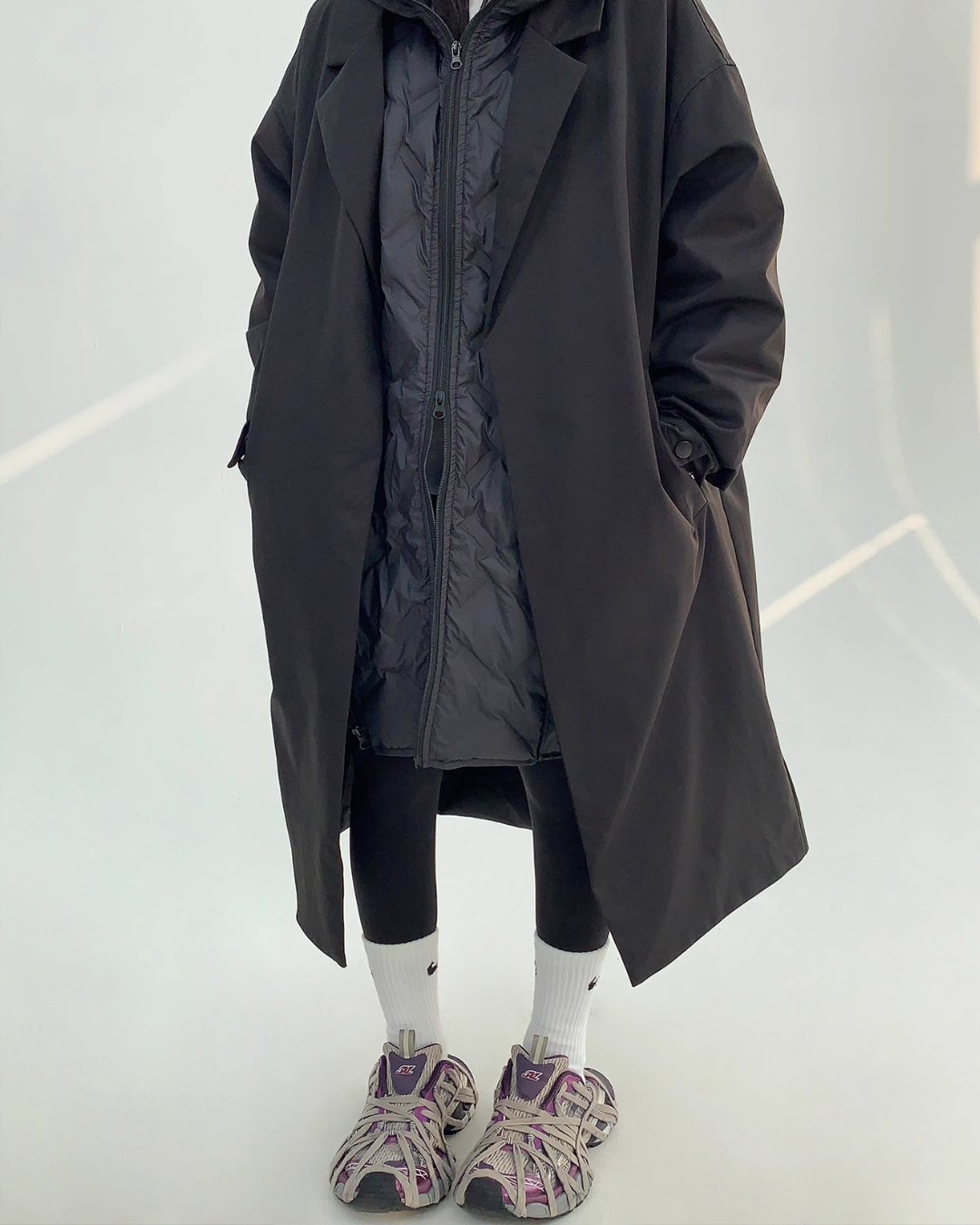 Quilted Down Jacket & Long Coat YLS0621
