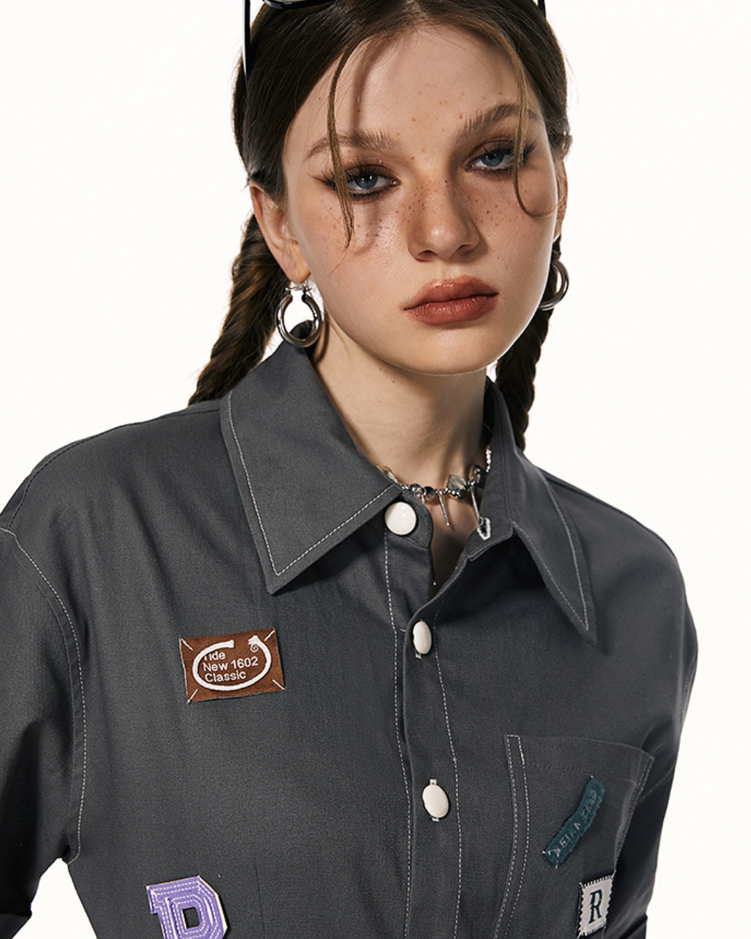 American Preppy Shirt Dress IMO0059
