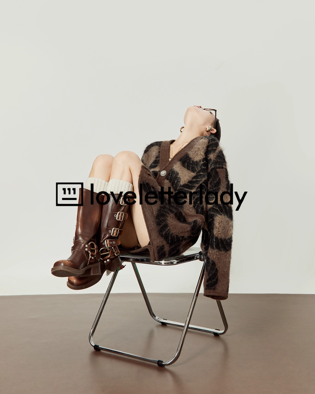 Rope Design Knit Cardigan LLA0520
