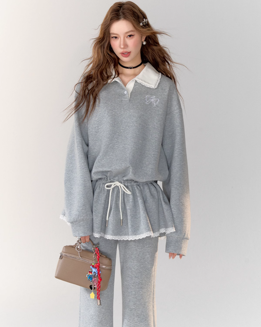 Polo Frill Dress / Flare Pants ASG0020