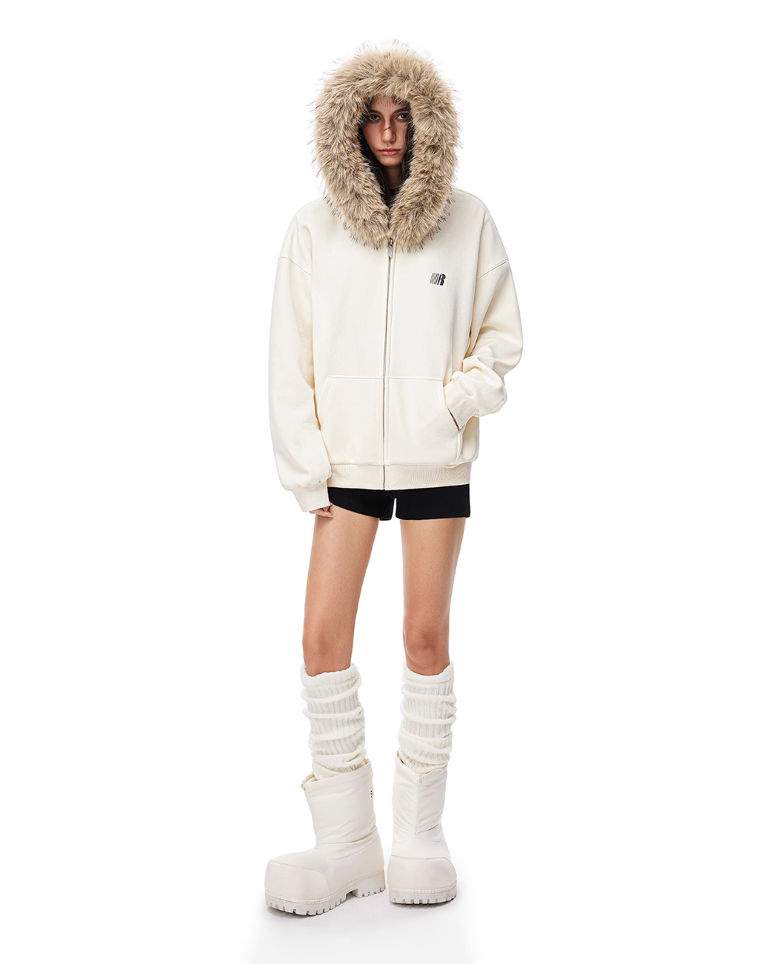 Vintage Fur Collar Jacket FDR0001