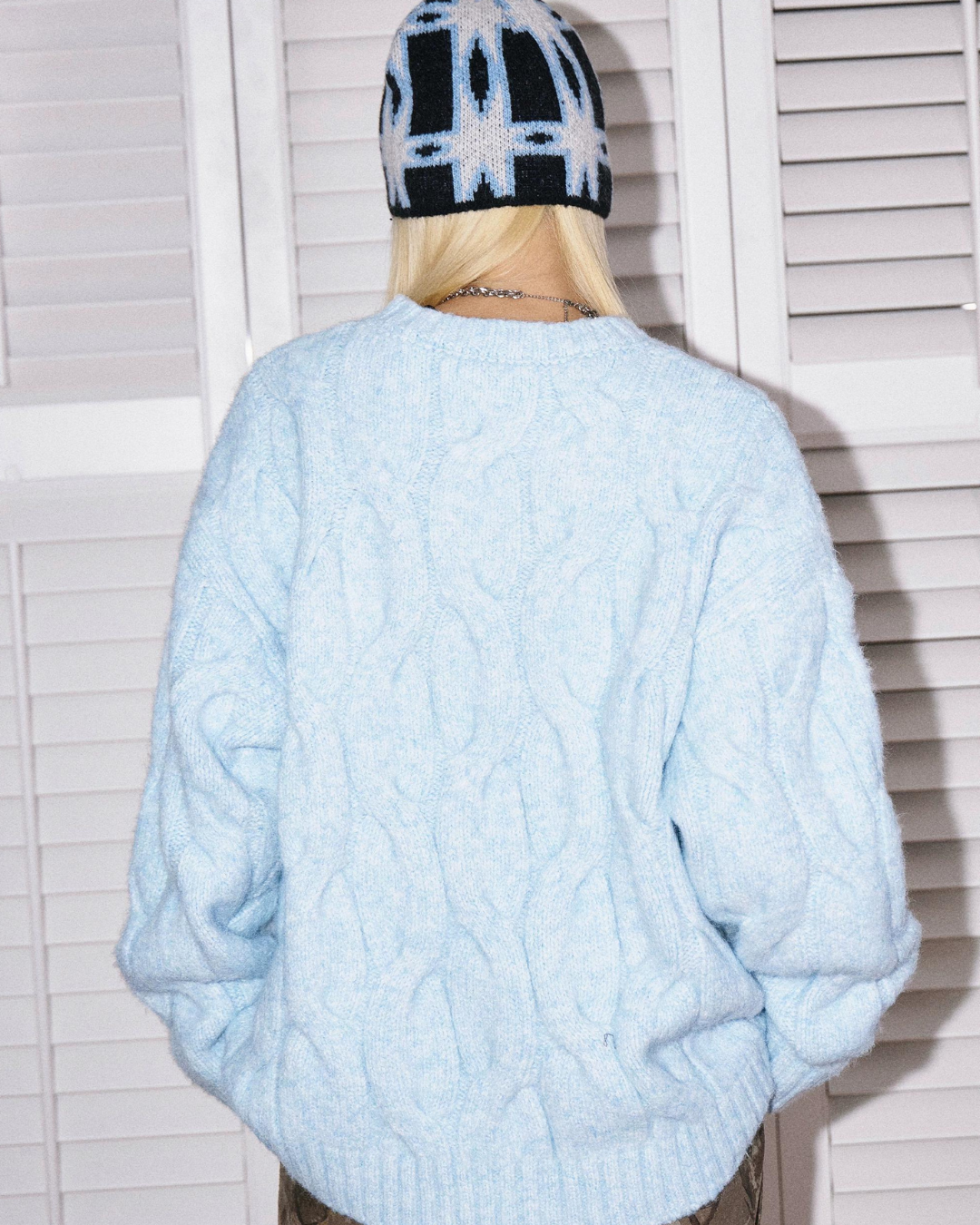 Round Neck Knit Tops WSO0010