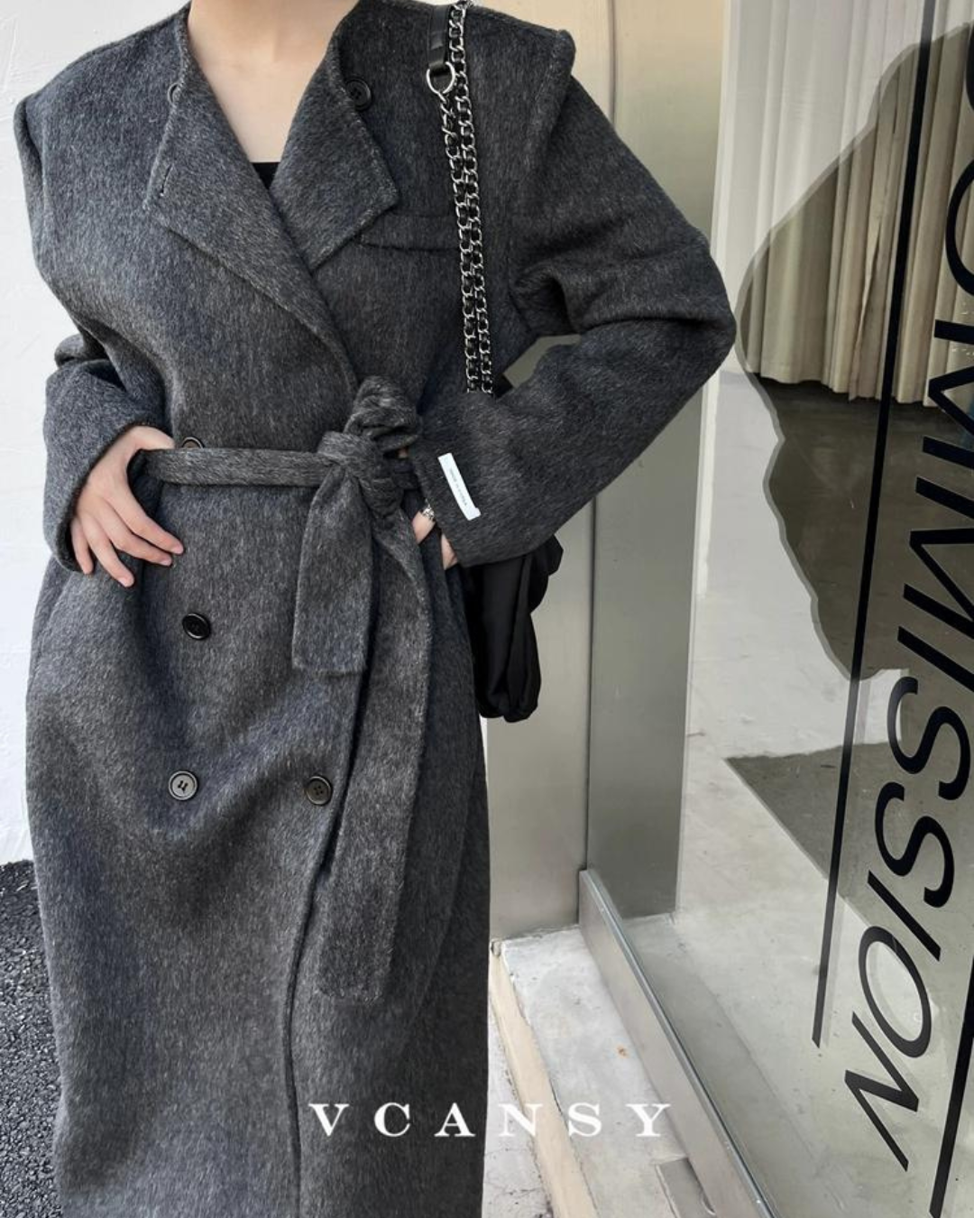 Faux Two-Piece Luxury Coat VCY0033