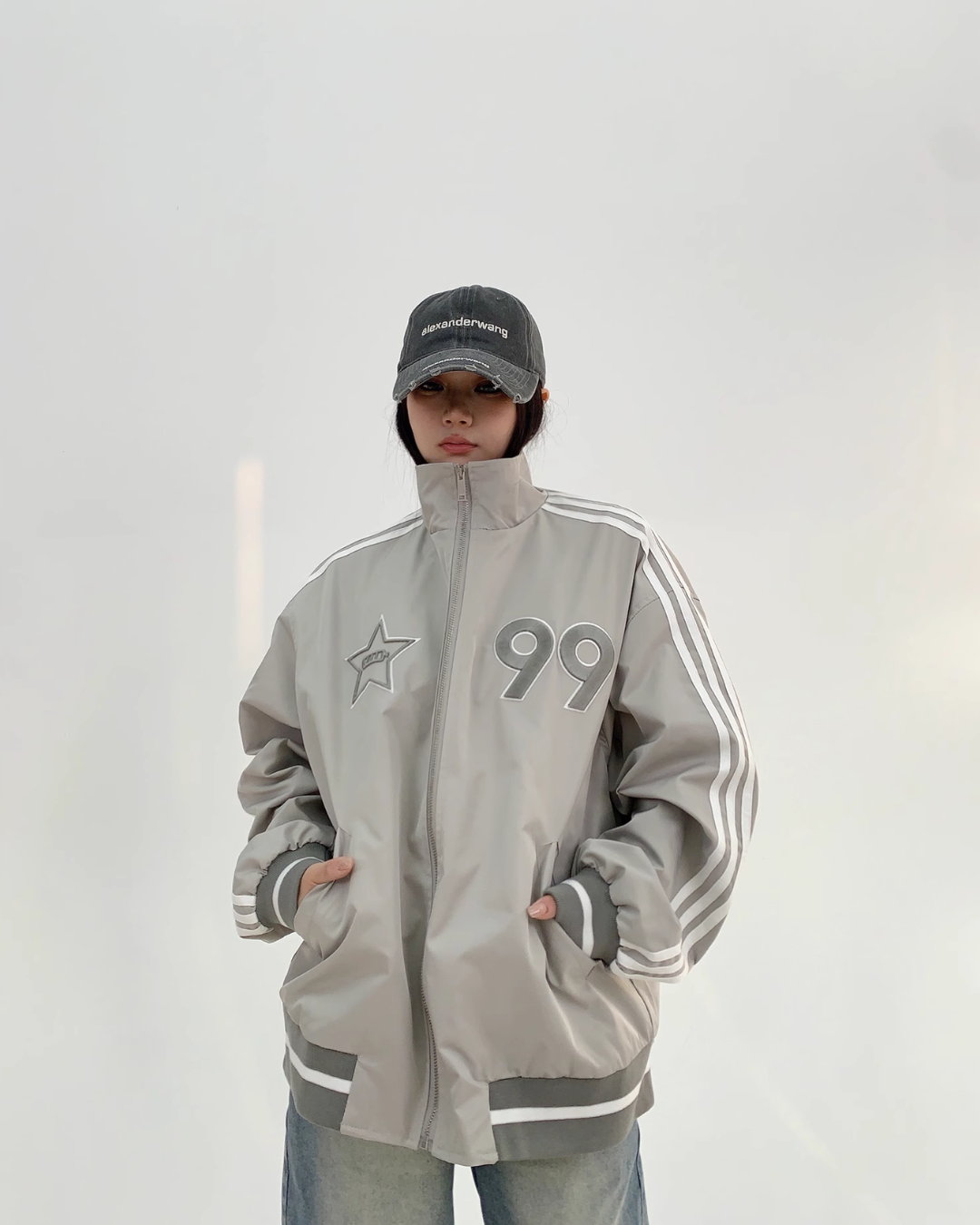 Stand Collar Line Jacket YLS0831