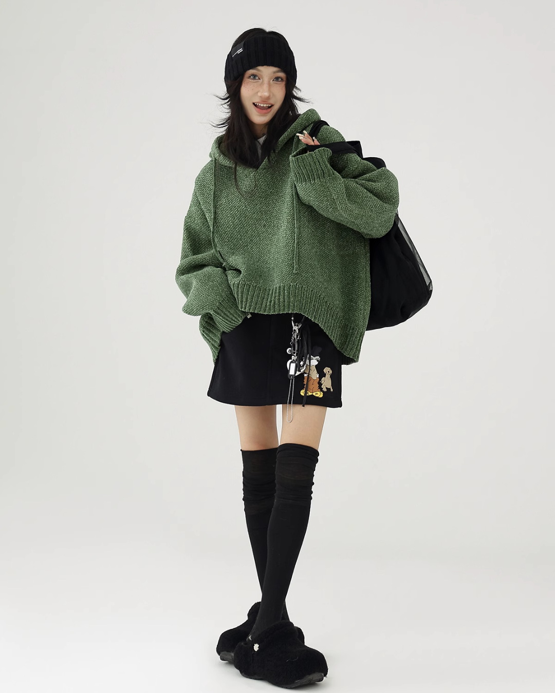 Pullover Knit Hoodie ACS0205