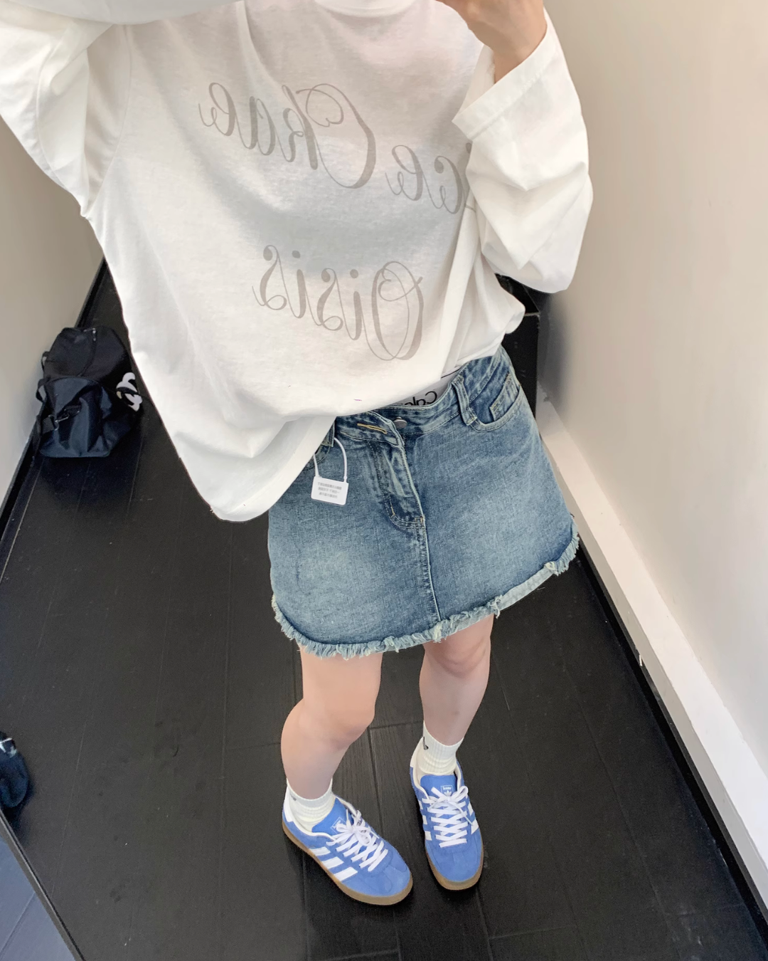 Fringed Denim Mini Shorts YLS0324