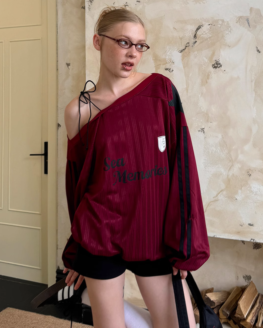 One Shoulder Game Shirt EZK0072