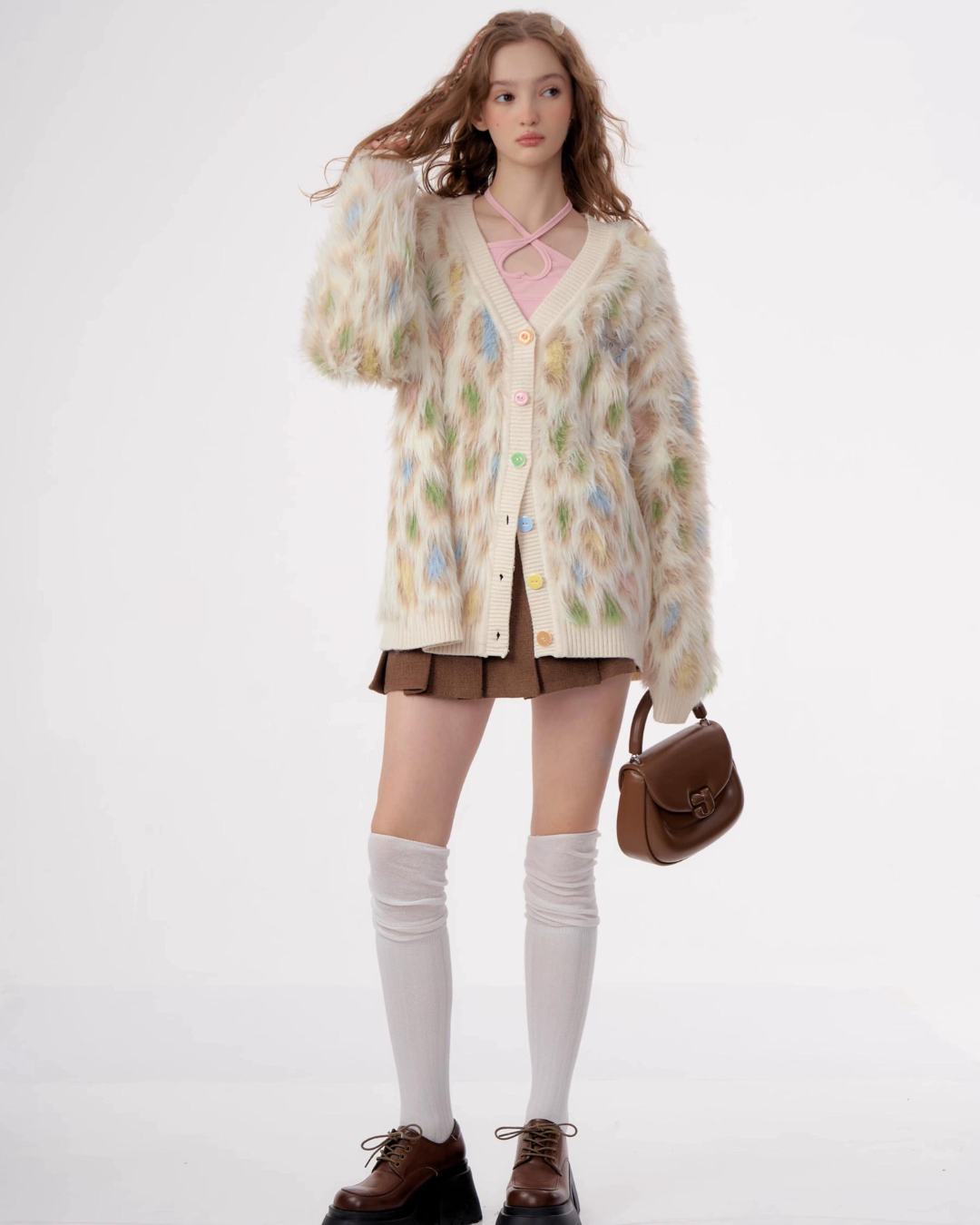 Animal Fluffy Cardigan ZZF0308