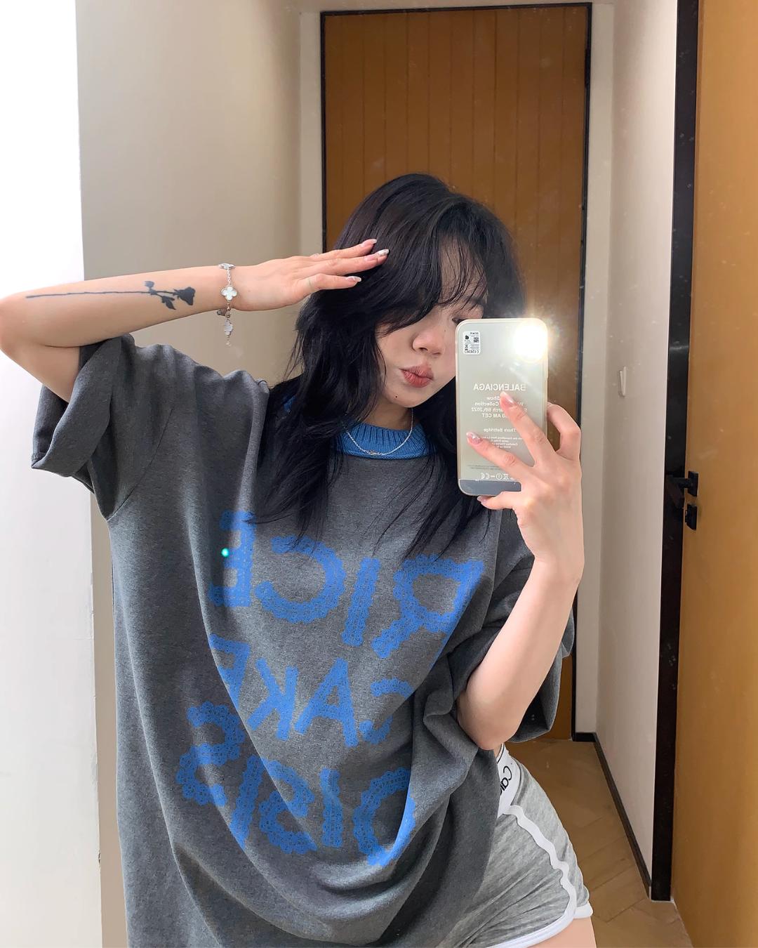 Race Logo Print T-Shirt YLS0865