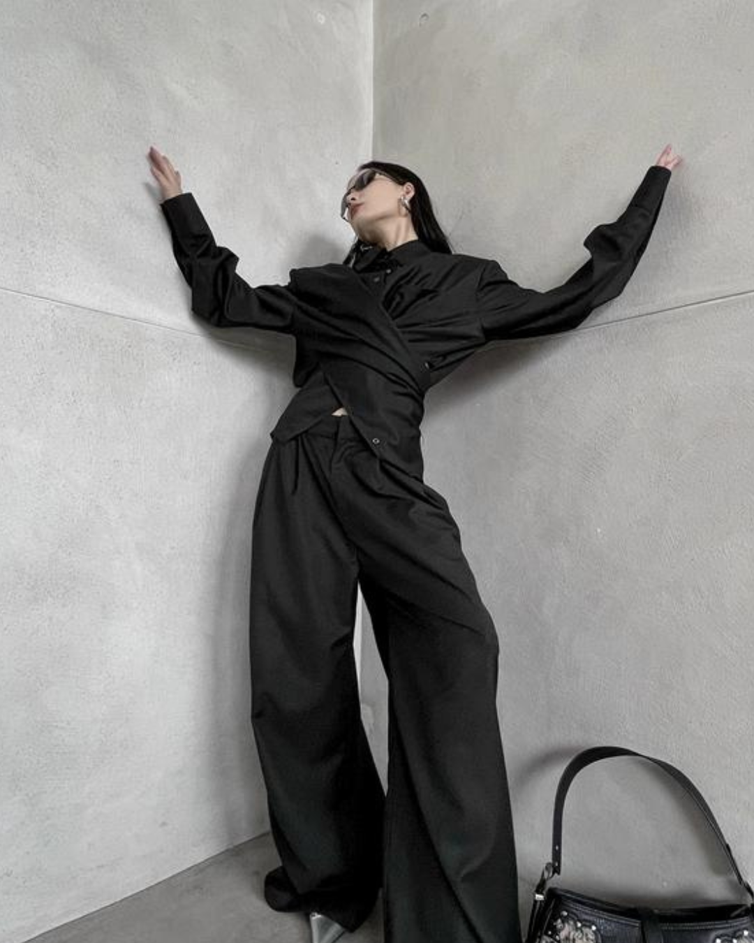 Loose Fit Wide Leg Pants VCY0013