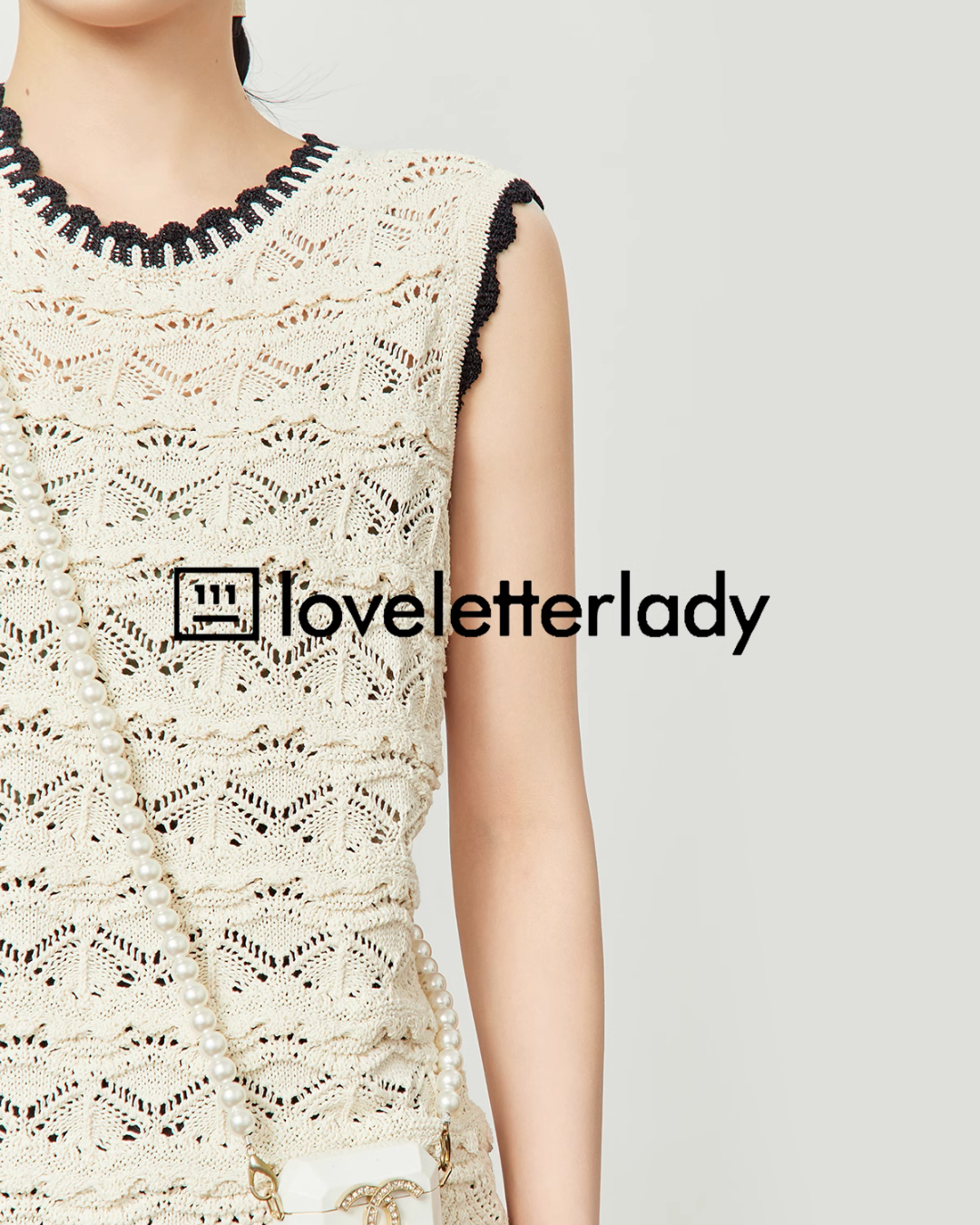 Punching Sleeveless Summer Knit LLA0425