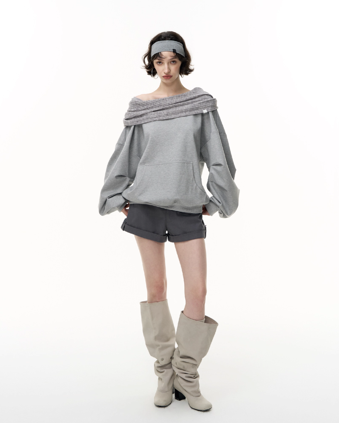 Off Shoulder Massive Sleeve Top SHE0007