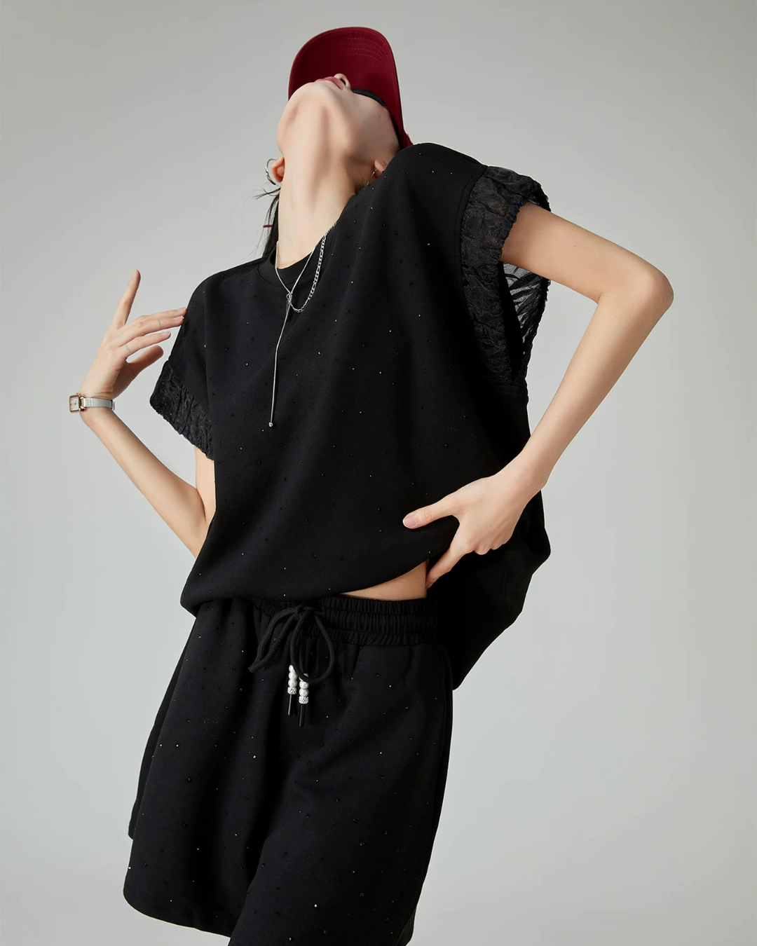 French Sleeve Top / Short Pants FER0241