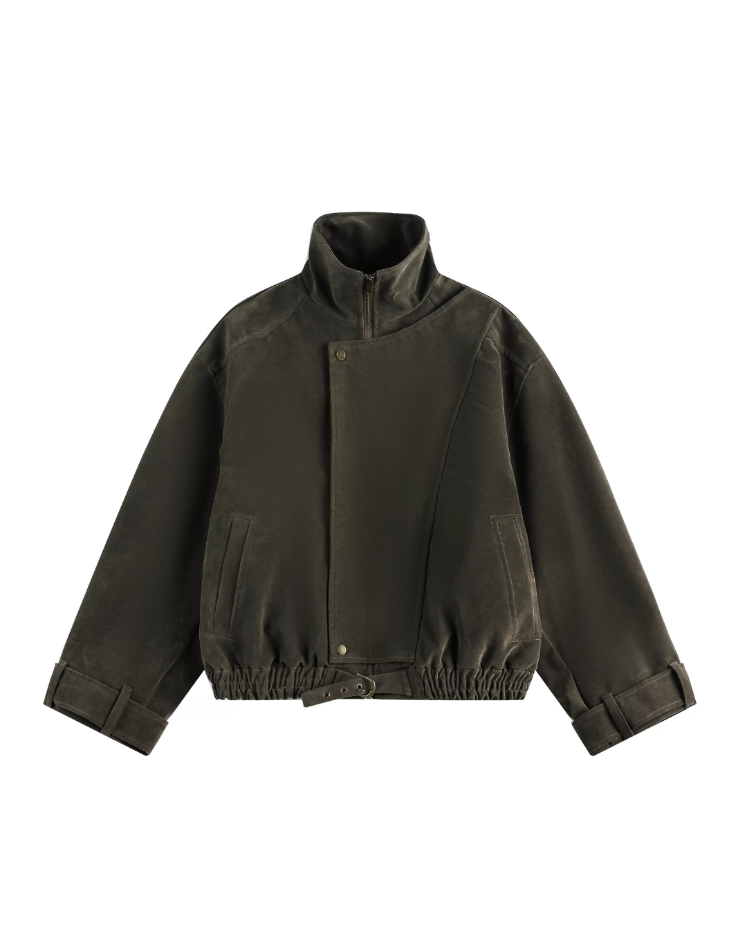 Suede Fleece Stand Collar Jacket BGS0045