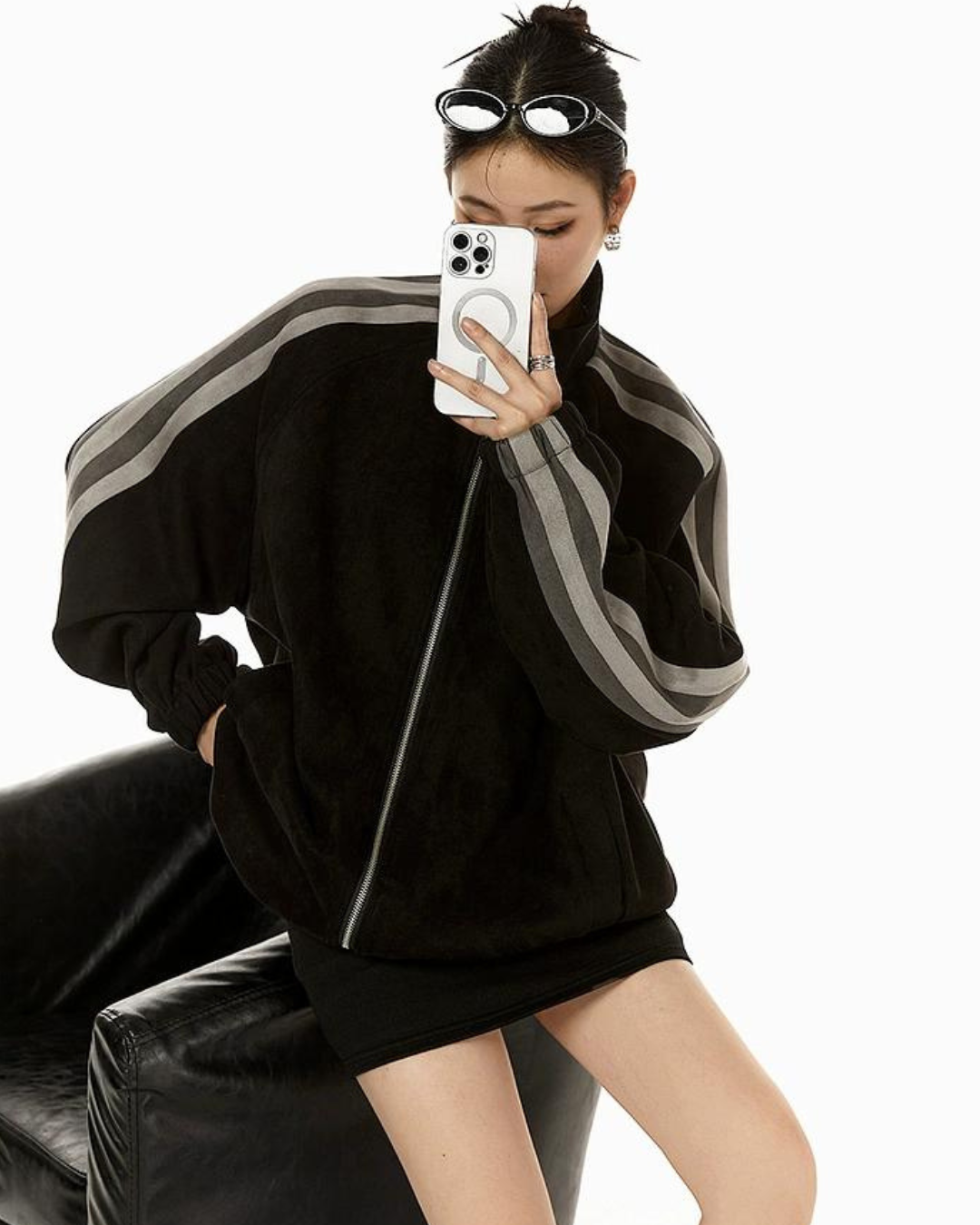 Sleeve Line Track Jacket ICM0006