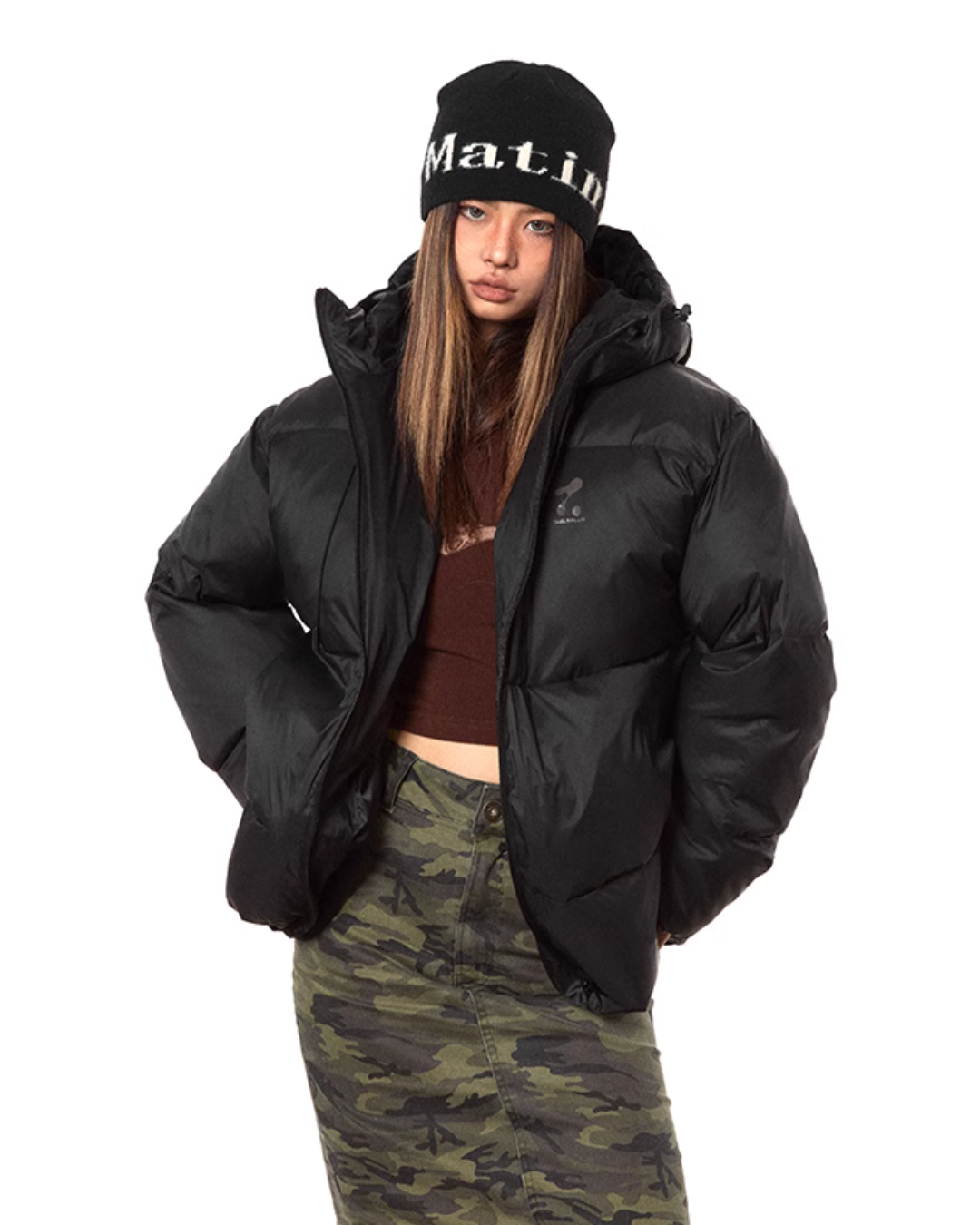 Hooded Padded Down Jacket BLB0017