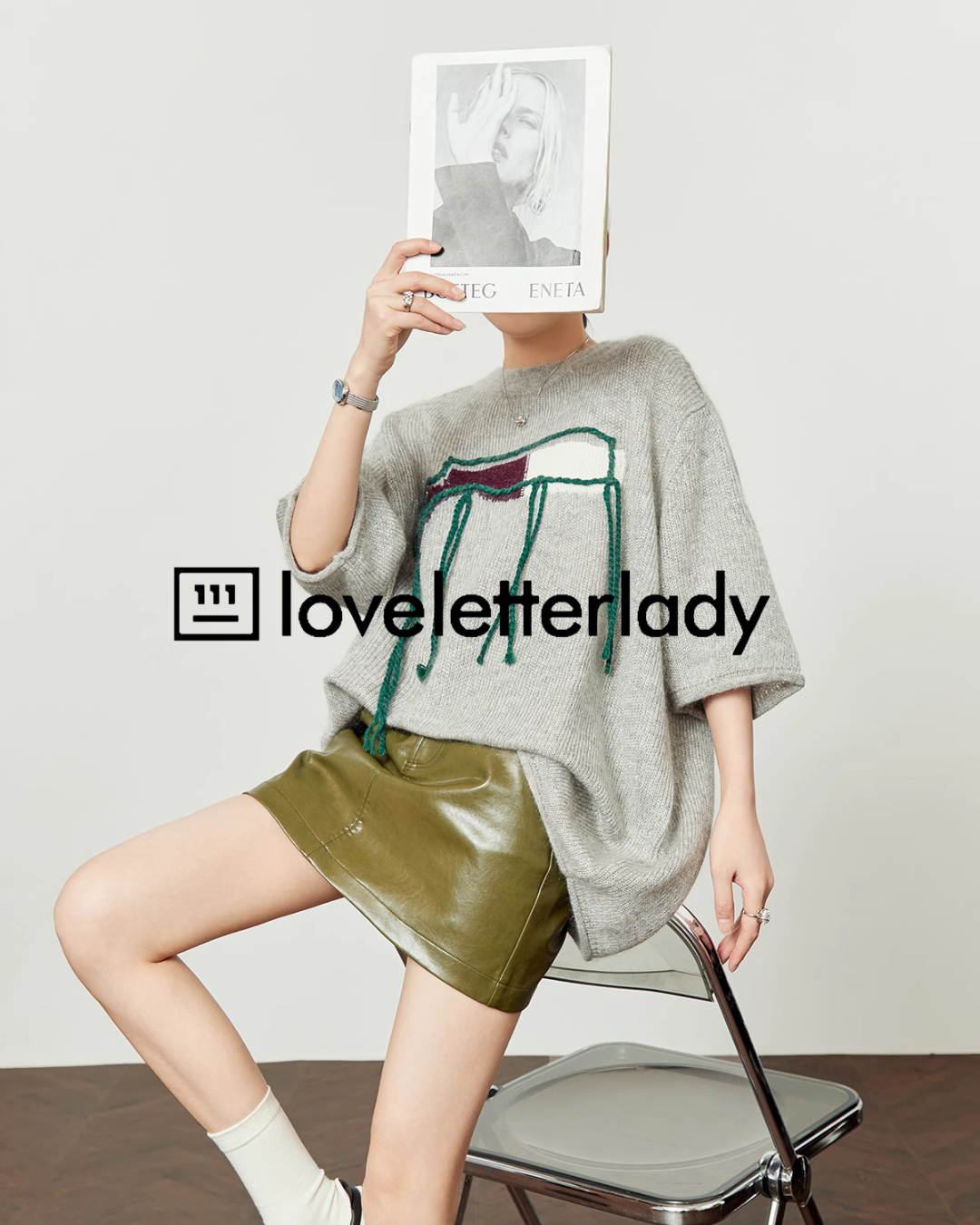 Casual Knit Short Sleeve Top LLA0424