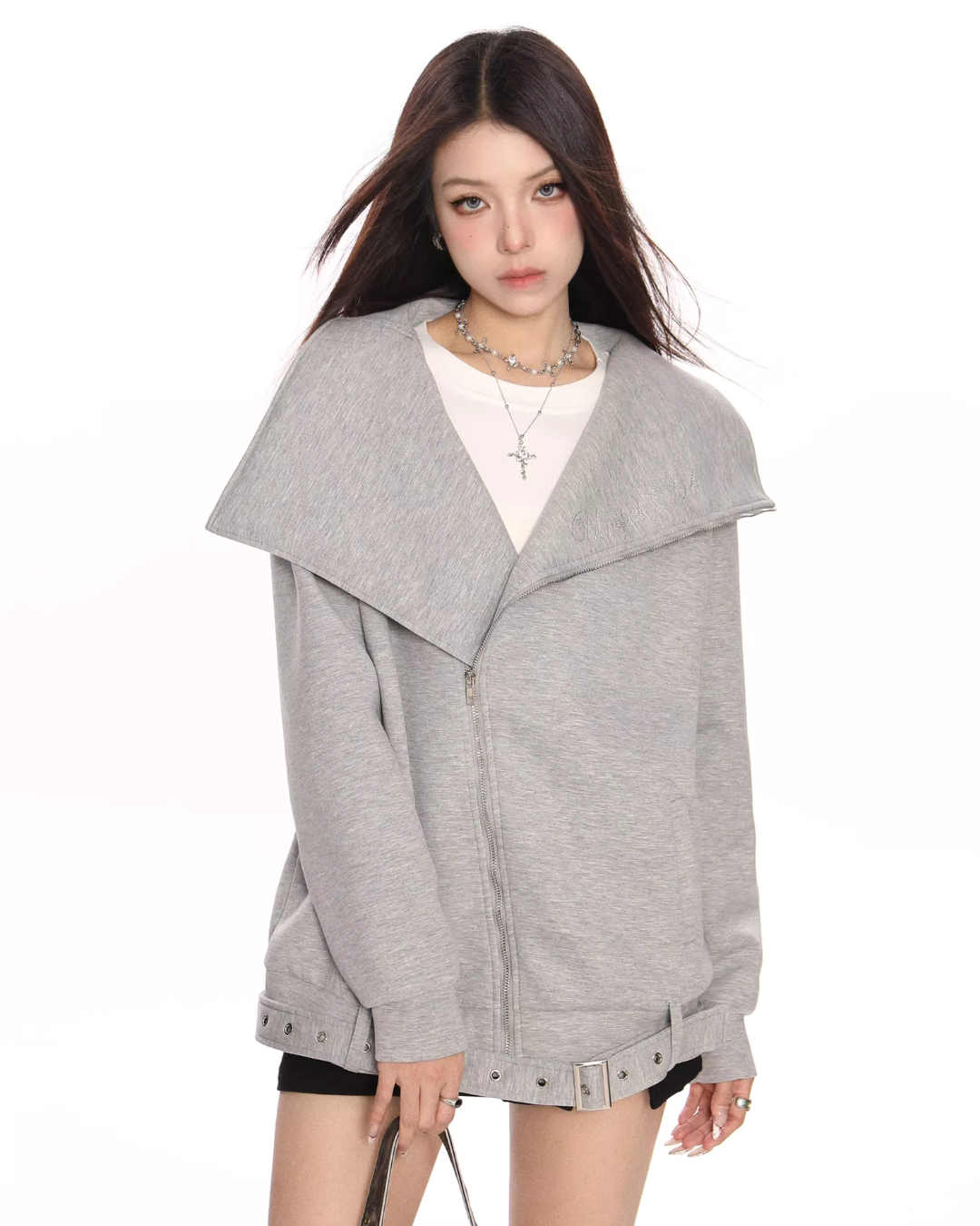 Big Collar Zip Jacket BGS0020