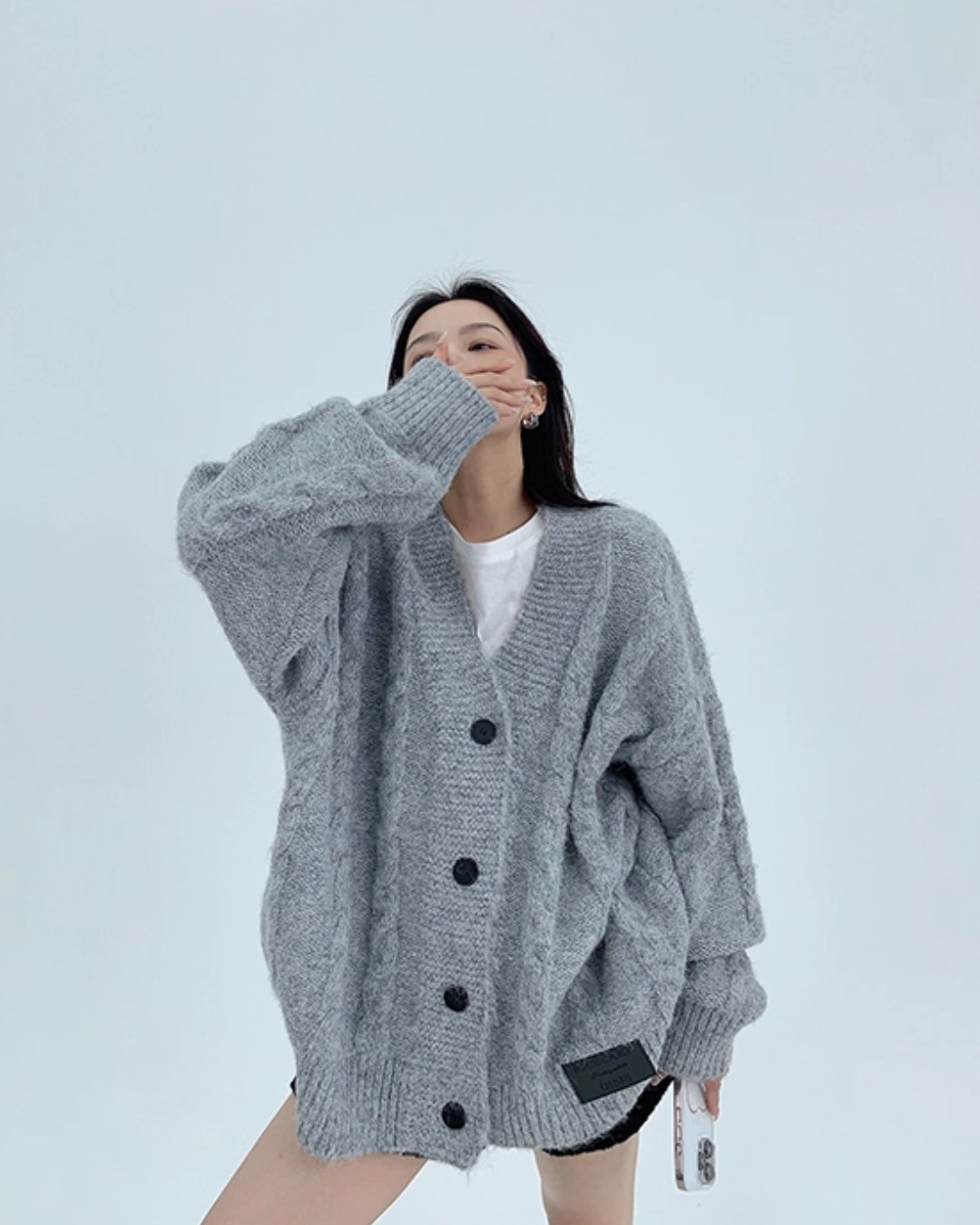 Cable Knit Cardigan YLS0961