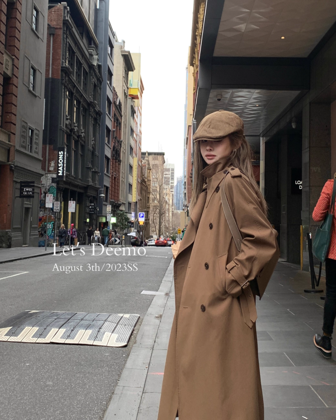 Trench Coat With Belt DEM0002