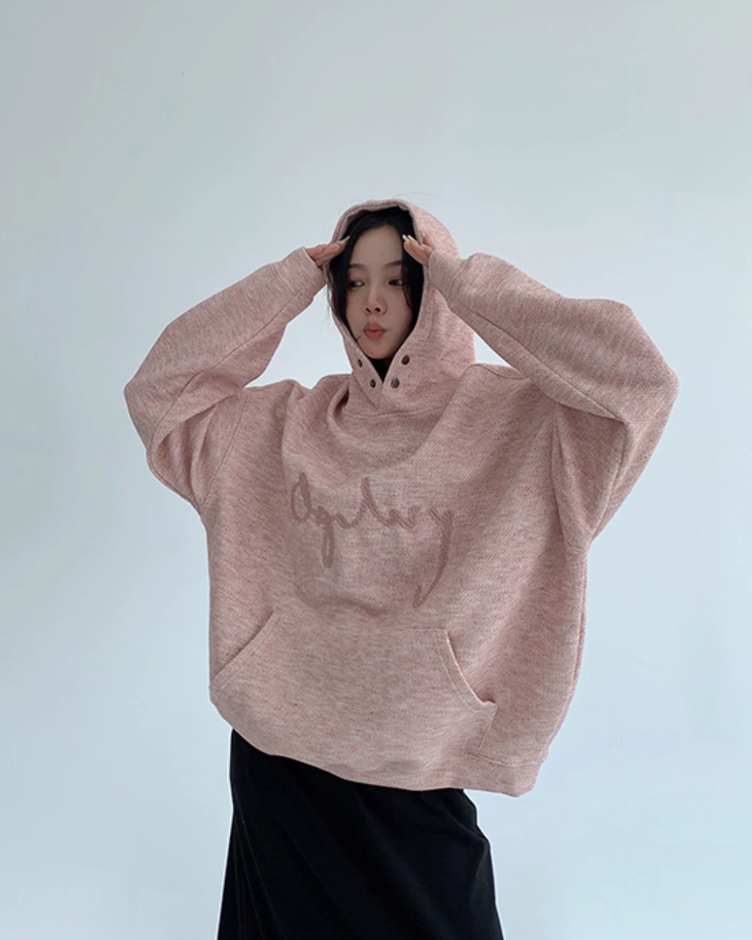 Embroidered Logo Hoodie YLS0951