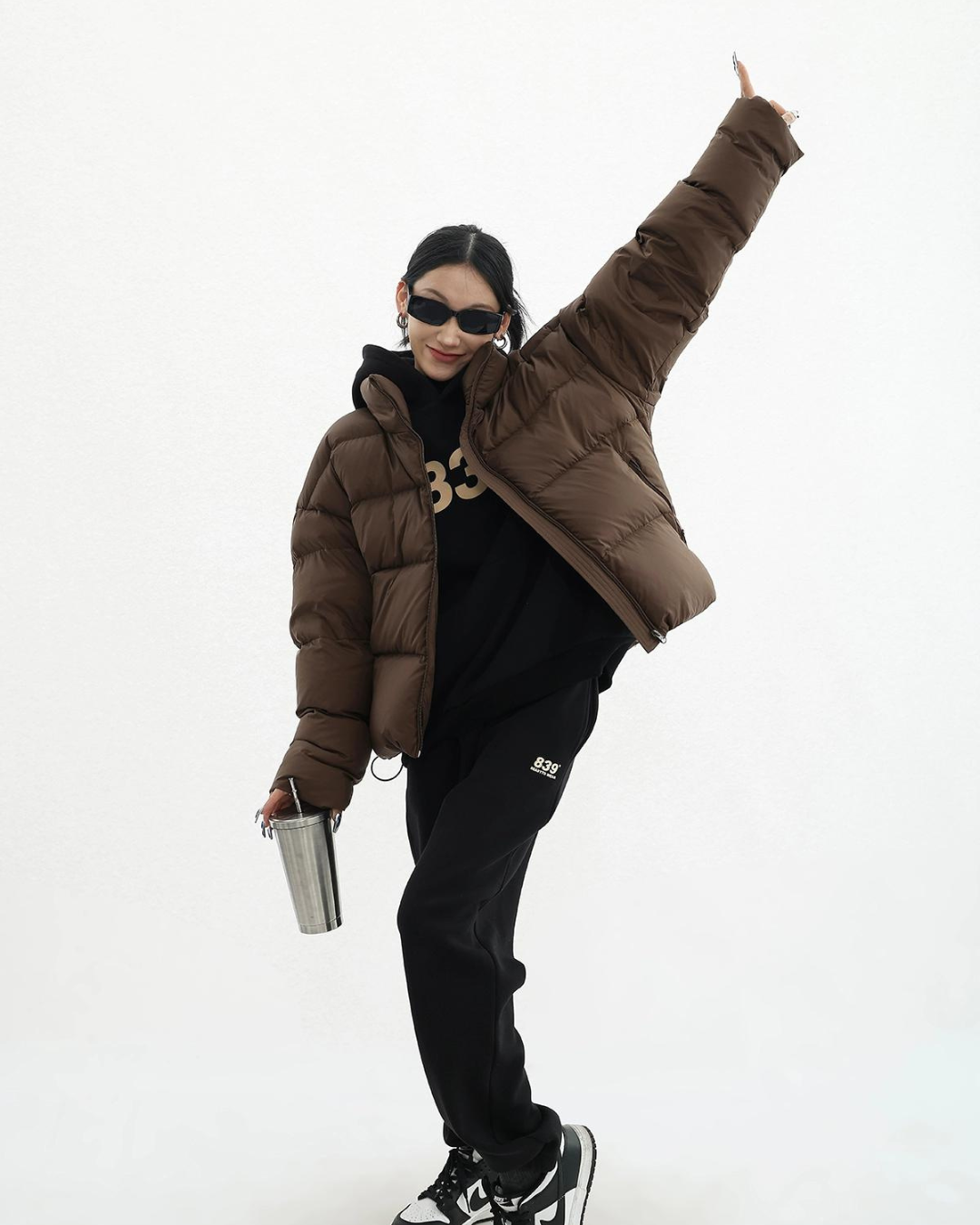 Big Color Short Down Coat ACS0030