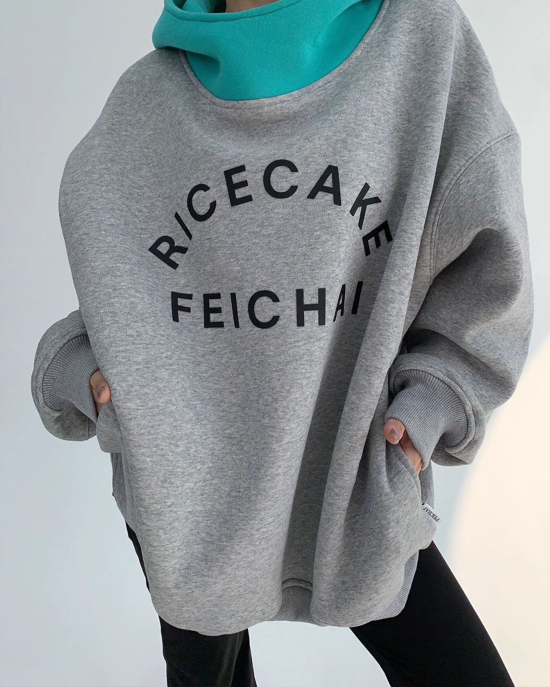 Color Hood Logo Pullover Tops YLS0612
