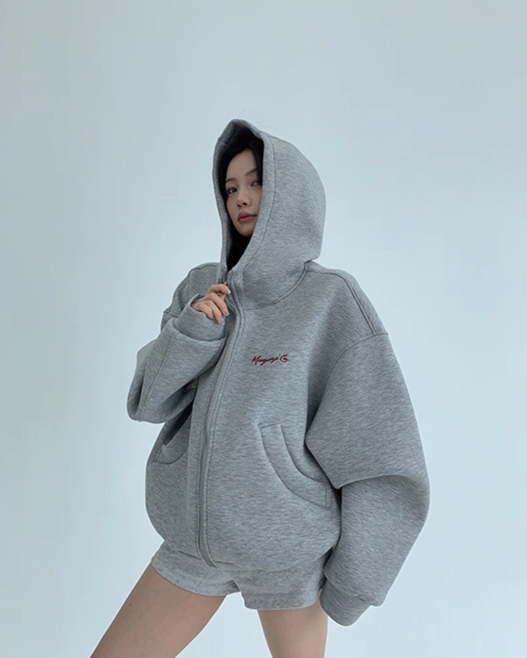 Back Logo Sweat Hood Jacket YLS0908