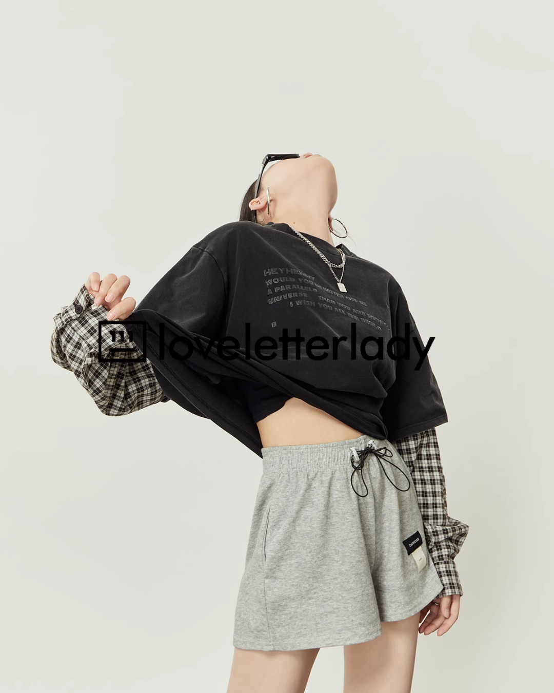Check Shirt Docking Short Sleeve T-Shirt LLA0423