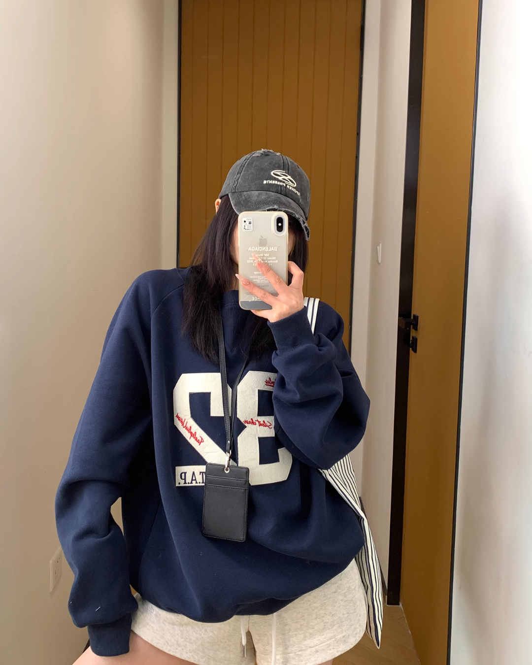 Number Logo Sweat Top YLS0827