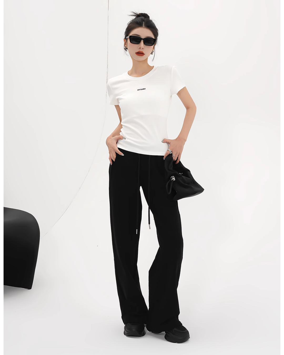Straight Cotton Sweatpants SRS0277