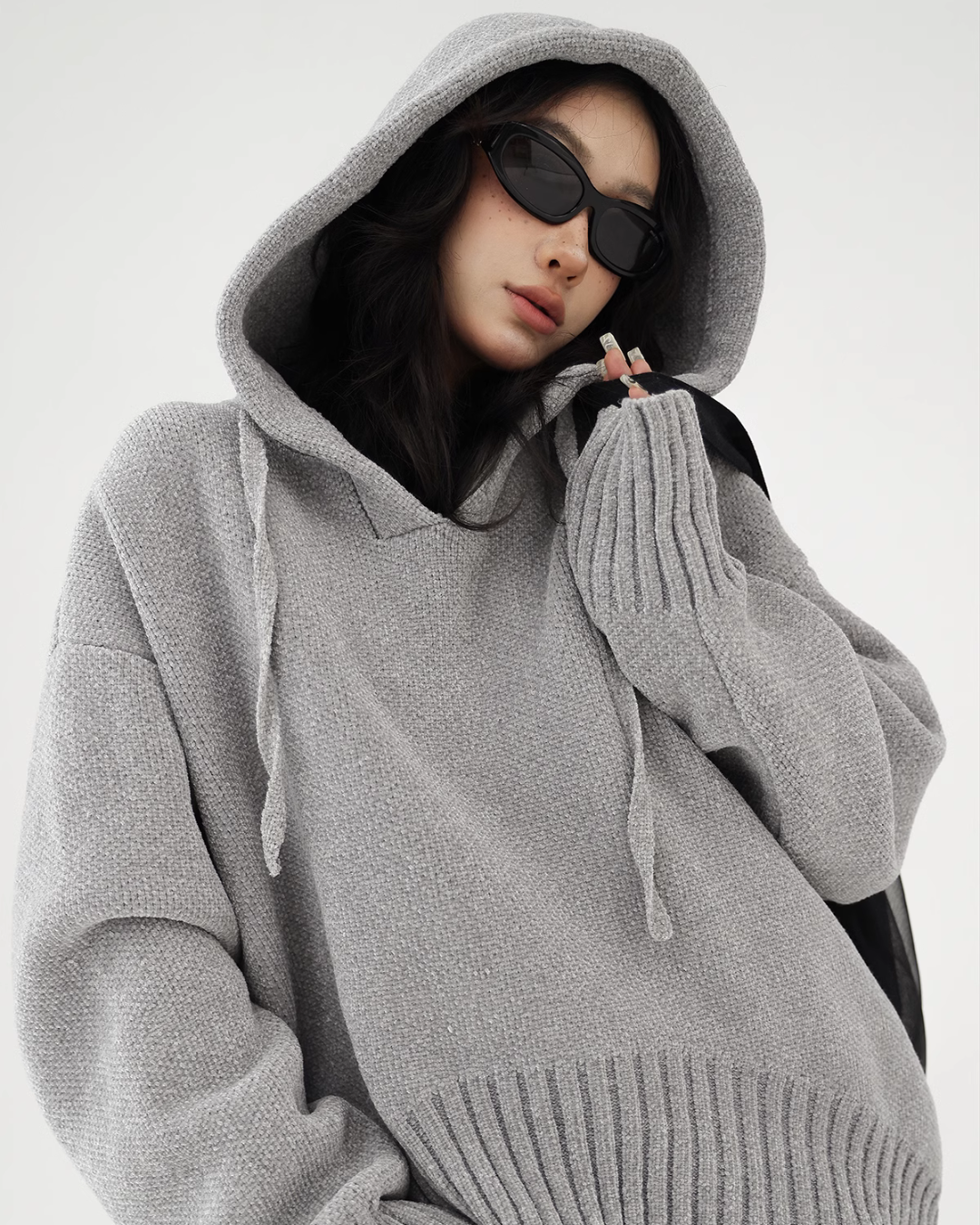 Pullover Knit Hoodie ACS0205