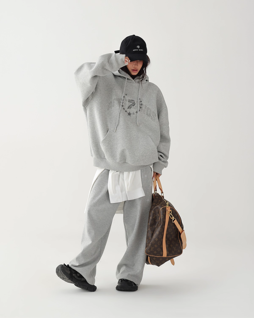 Loose Style Pullover Hoodie ACS0288