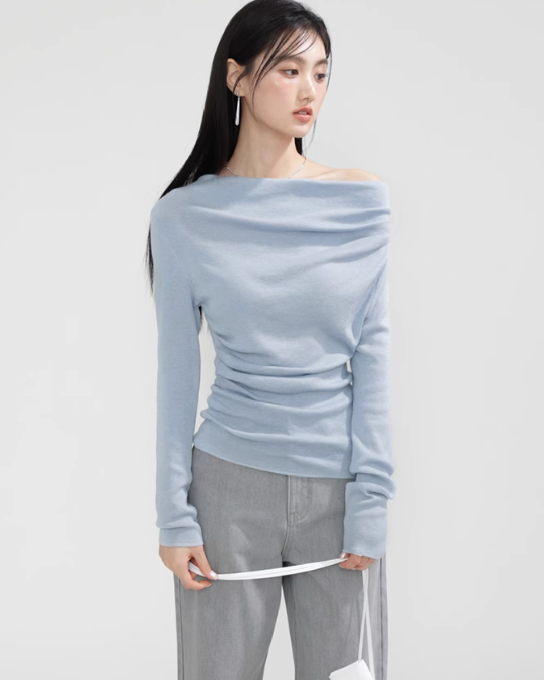 Draped Wrap Top CHS0008