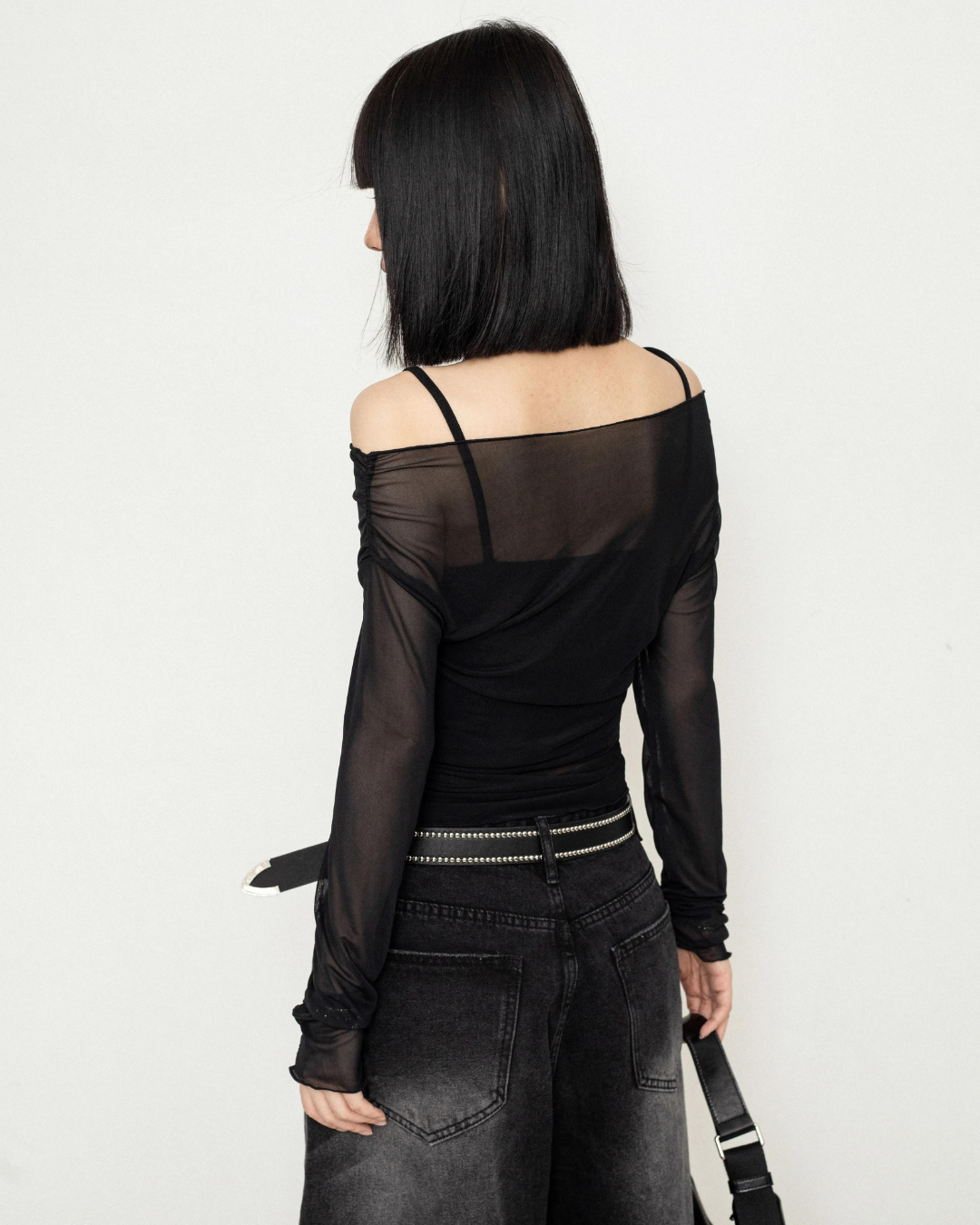 Off Shoulder Long Sleeve Tops ZRS0070